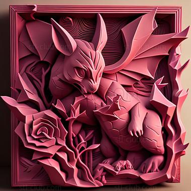 3D model The Heartbreak of Brock Nidorino and Nidorina Takeshis (STL)